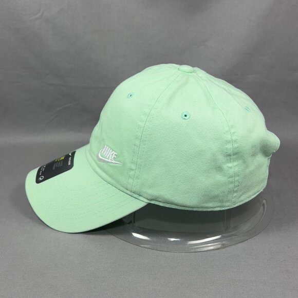 Nike Swoosh Heritage86 Strapback Hat Cap Green S1ze Baseball Tennis Golf Womens - Picture 4 of 15